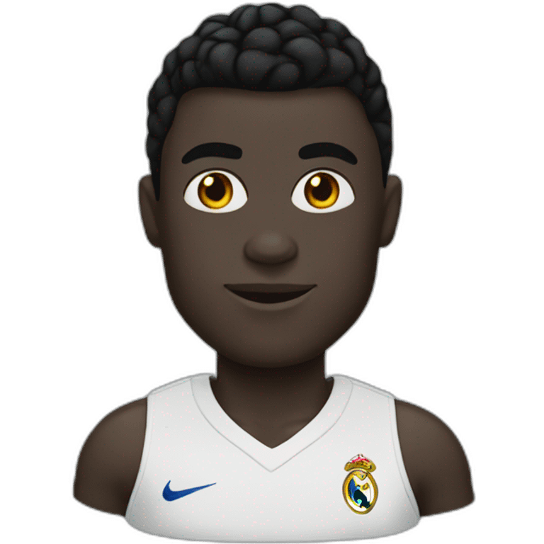 Cristiano Ronaldo with black skin emoji