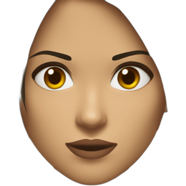 Lara Croft emoji