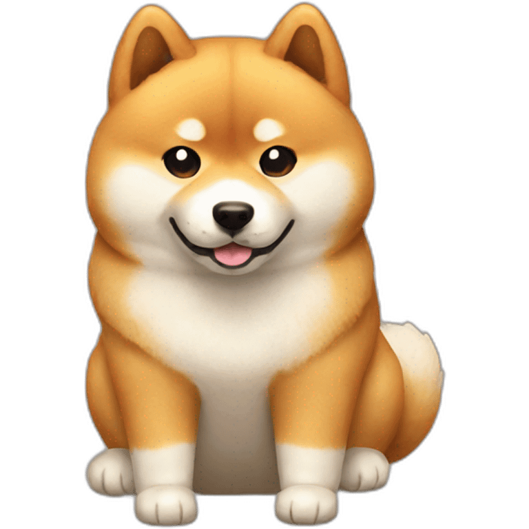 Fluffy shiba emoji