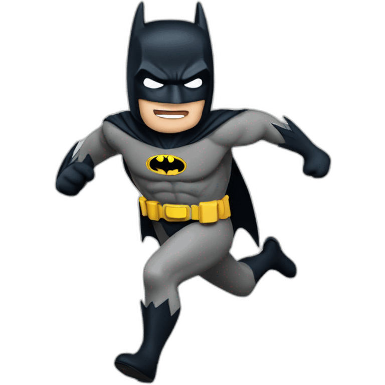 batman running emoji