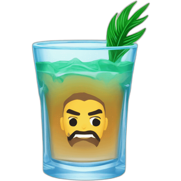 Aquaman Momoa drink cocktail emoji