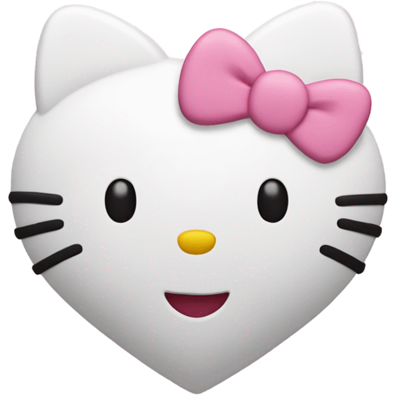 Hello kitty heart  emoji