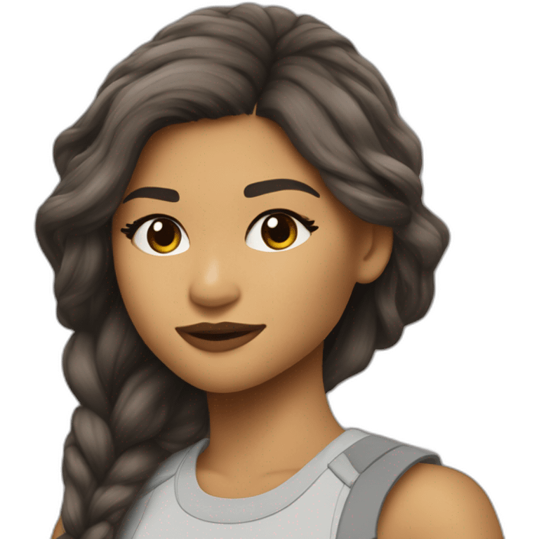 Zendaya in hunger games emoji