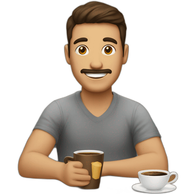 Quiero café  emoji