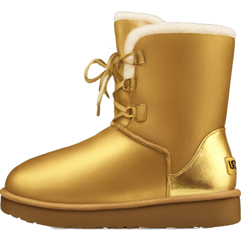 gold ugg boots emoji