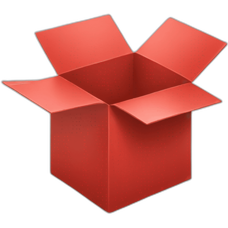 open box red emoji