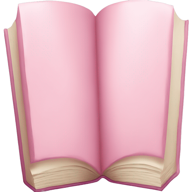 Pastel pink book emoji