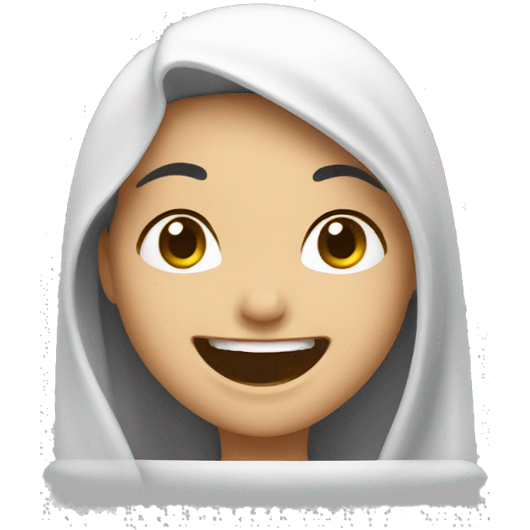 saudi arabian Laughing girl emoji