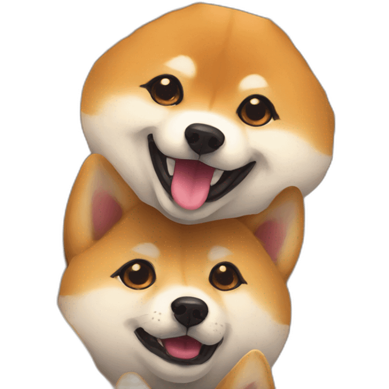 shiba party emoji