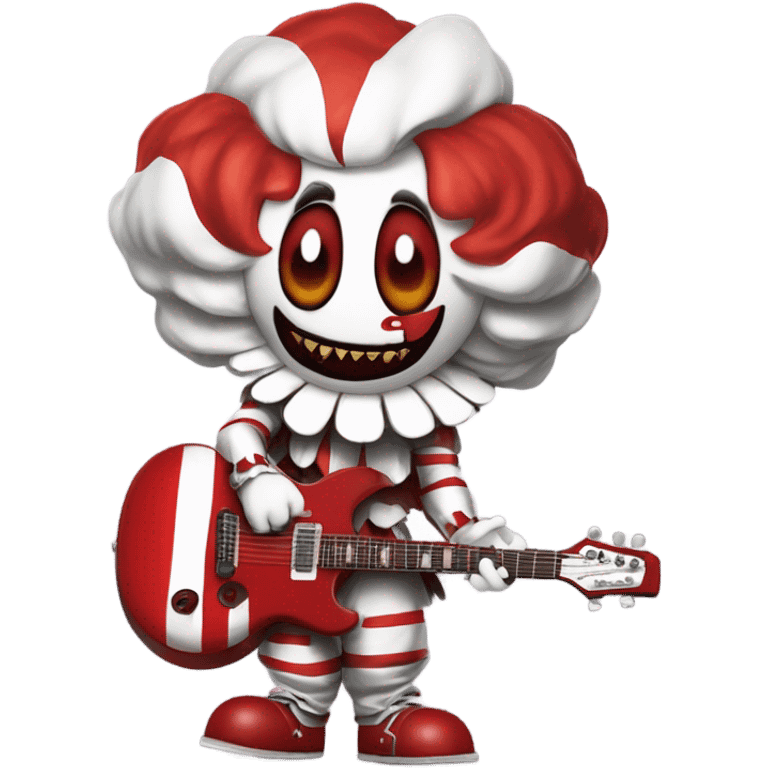 Pennywise playing guitar emoji