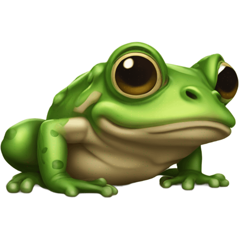 Gladiator frog emoji