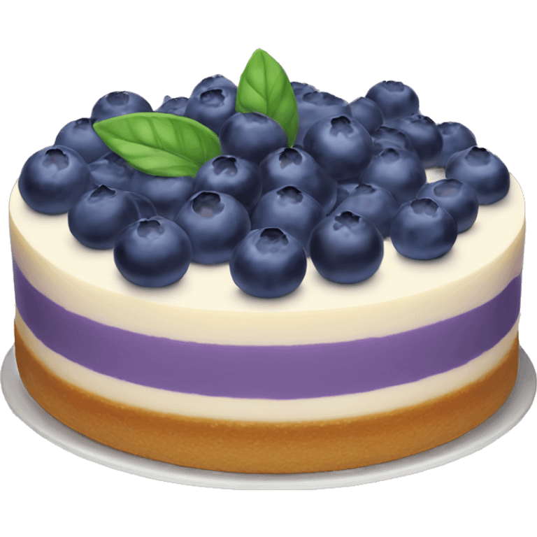 Blueberry Cheesecake  emoji