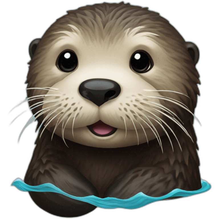 Sea otter emoji