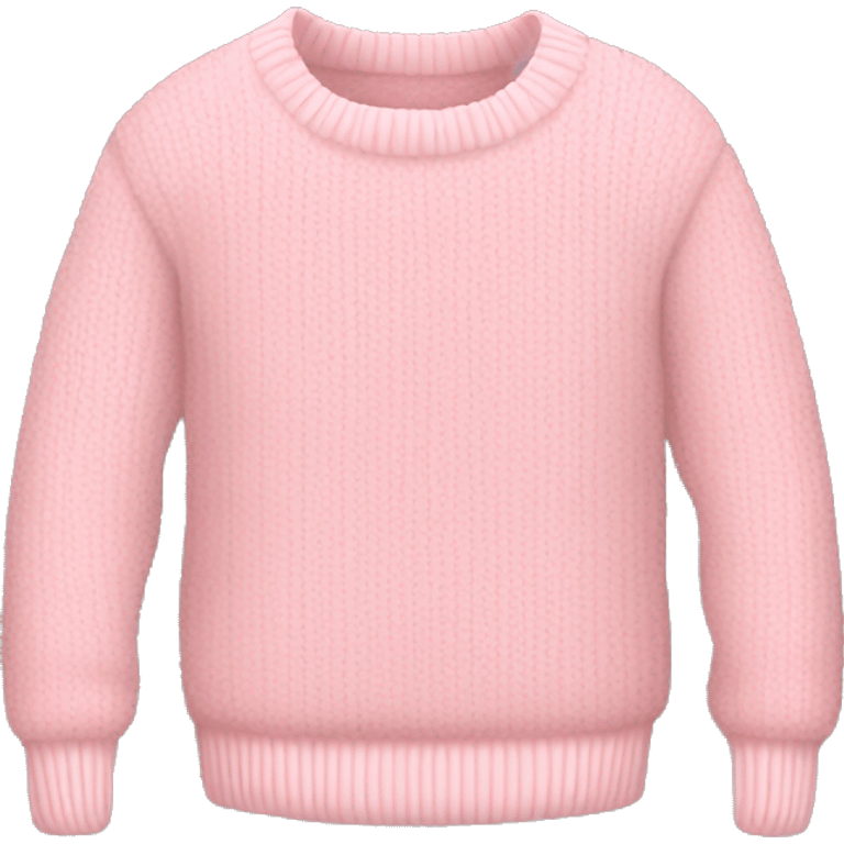 Soft pink sweater  emoji