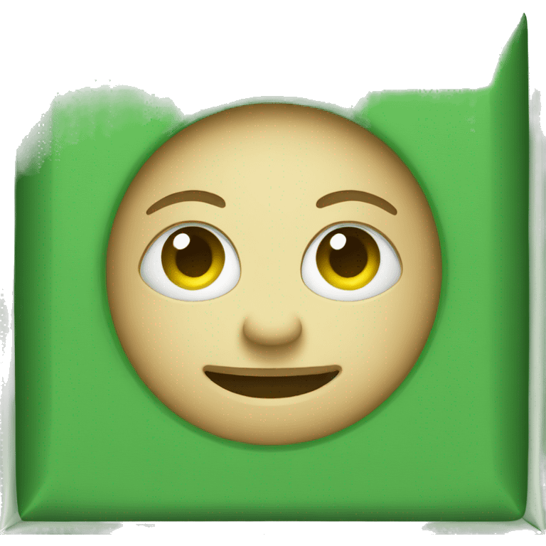 green rectangular box emoji