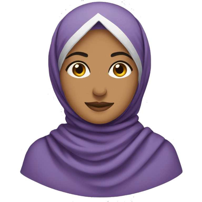 A Desi hijabi  emoji