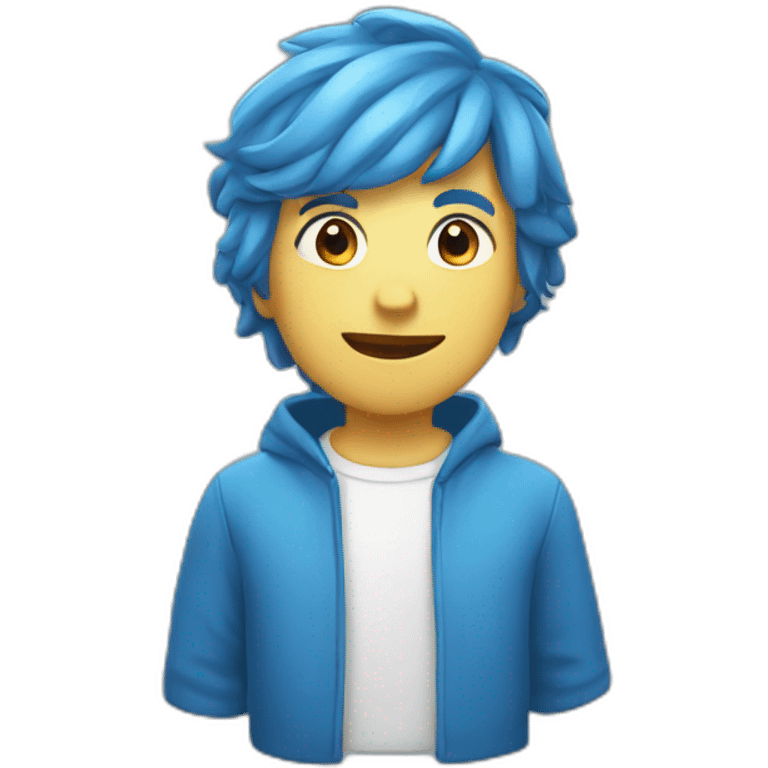 Cœur bleu  emoji