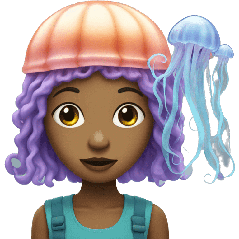 jellyfish girl emoji