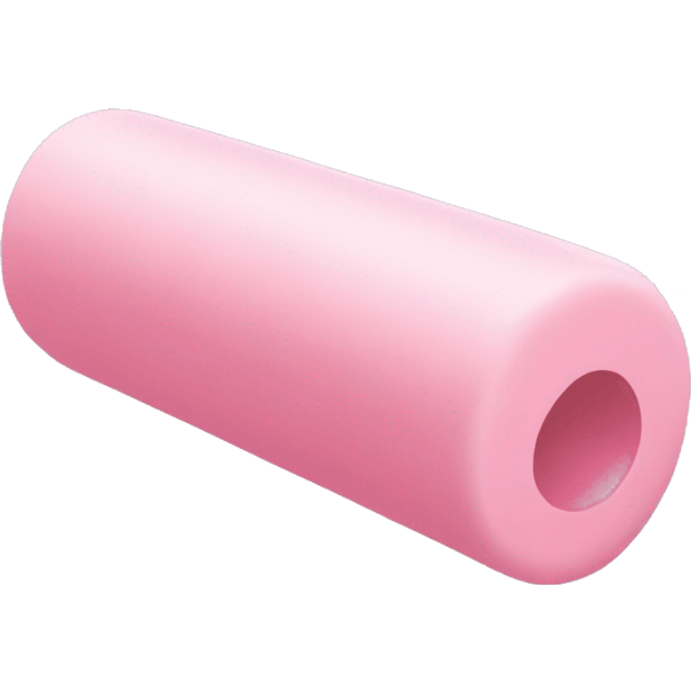 Pastel pink foam roller emoji