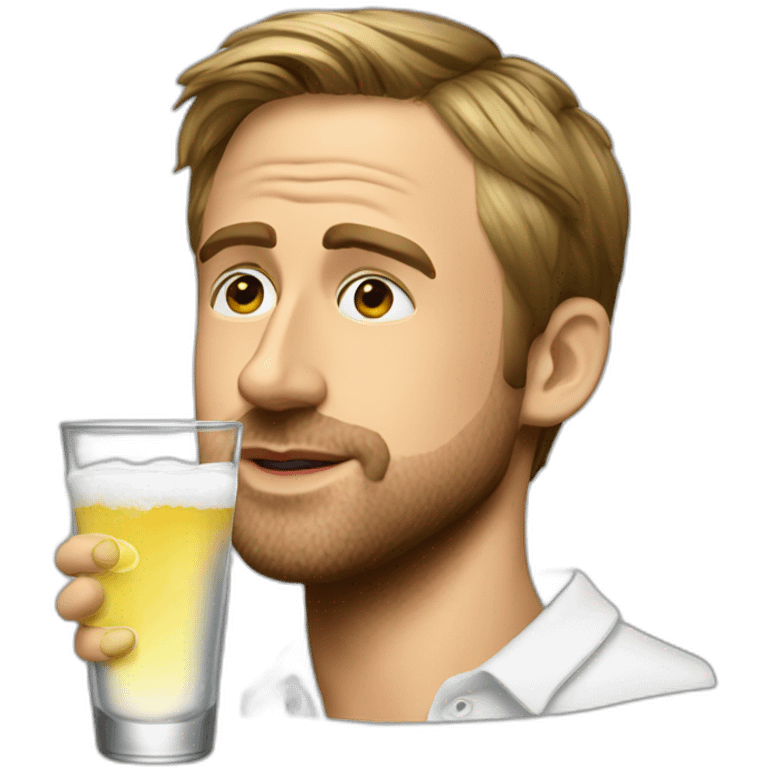 Ryan Gosling drink vodka emoji