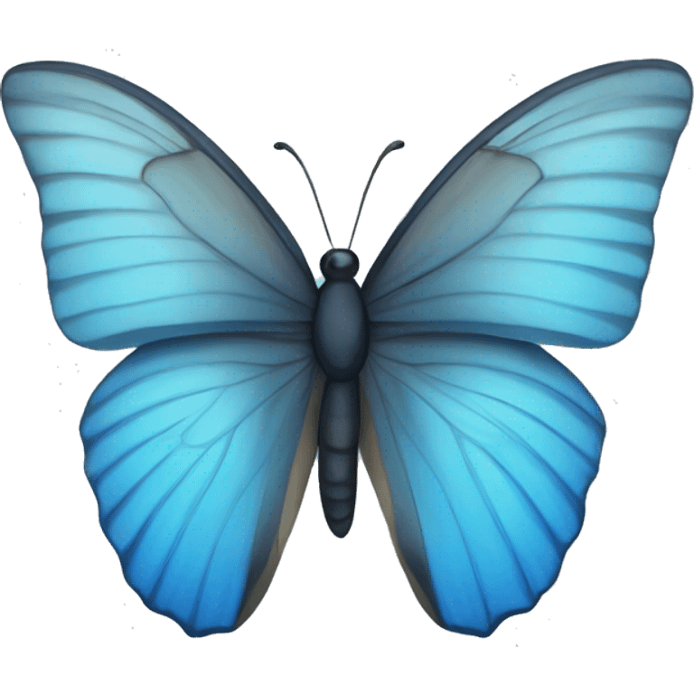 Blue butterfly  emoji