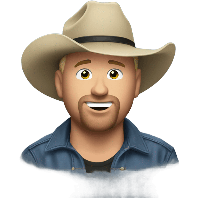 Garth brooks with shock emoji