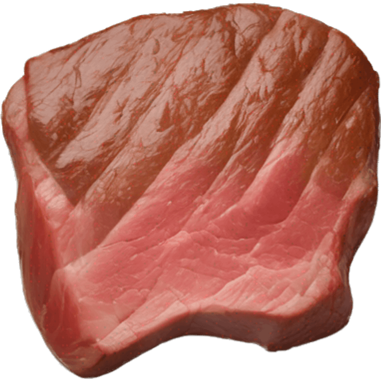 steak in the plate top view emoji