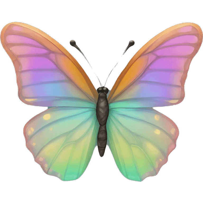 Iridescent butterfly emoji