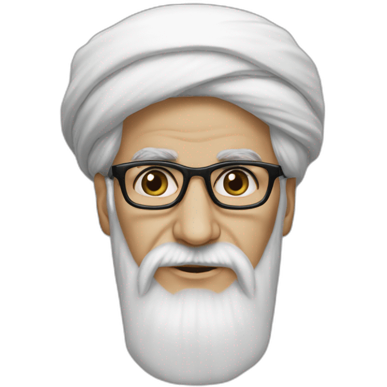 Ayatollah khameini black determined emoji