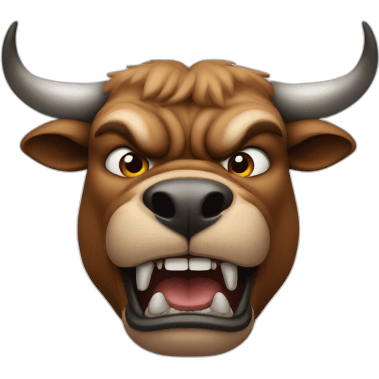 Bull angry emoji