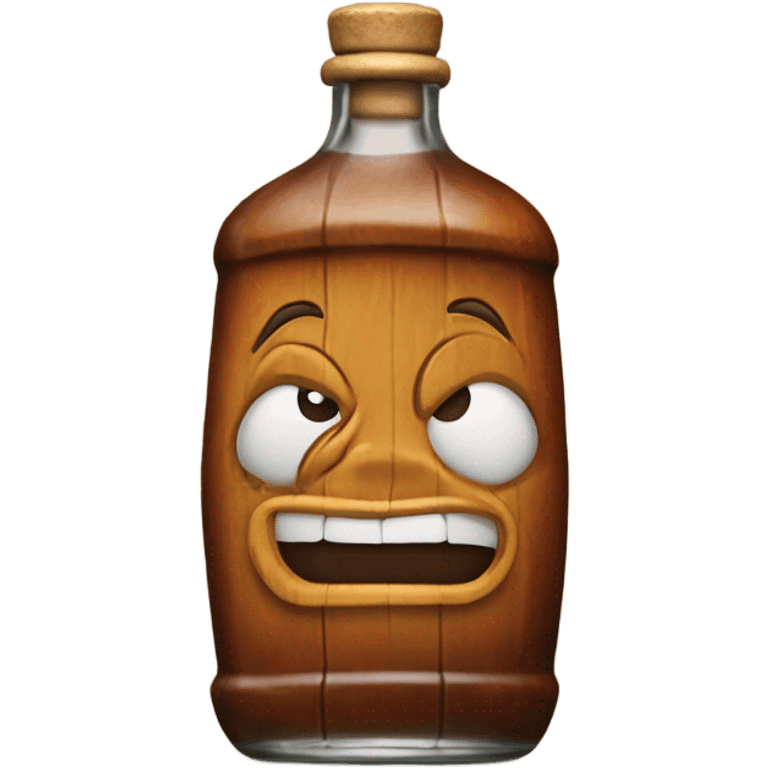 old munk rum bottle emoji