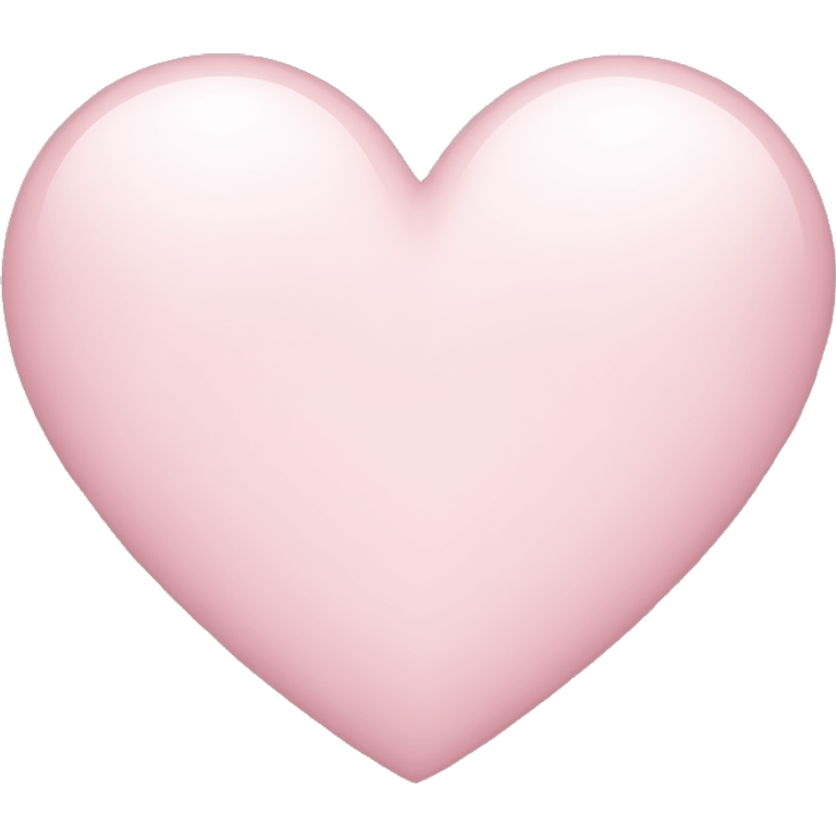 light pink heart emoji