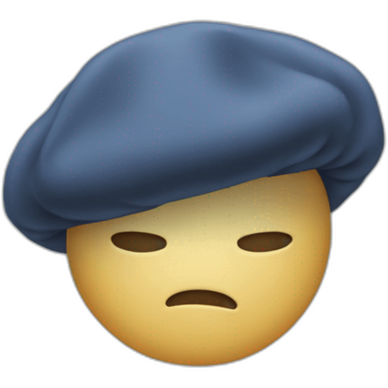 blob beret emoji