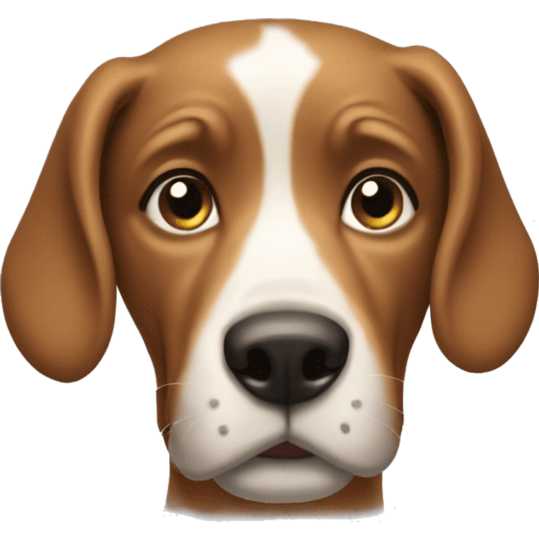 Guy as a dog emoji