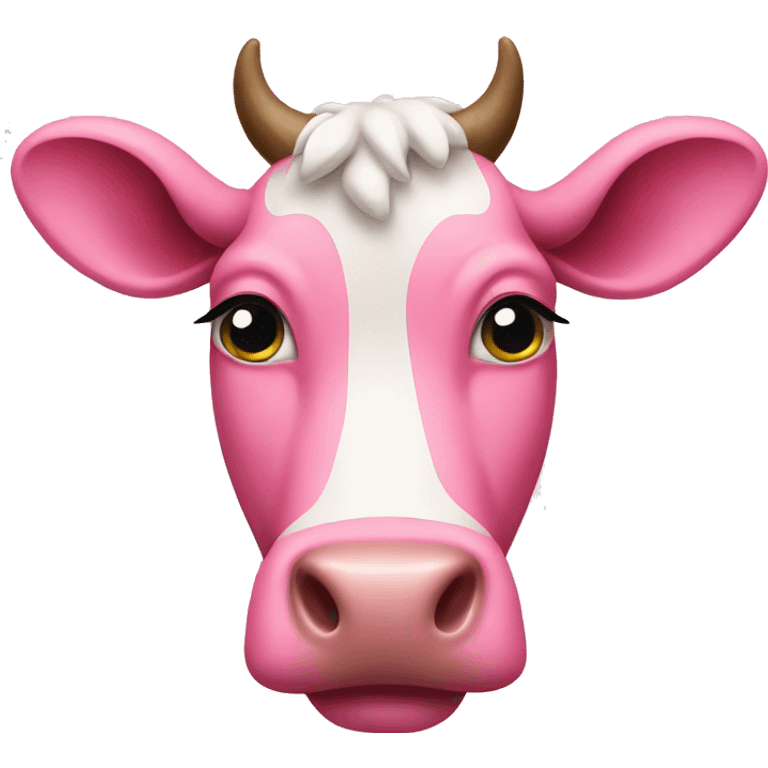 pink cow emoji