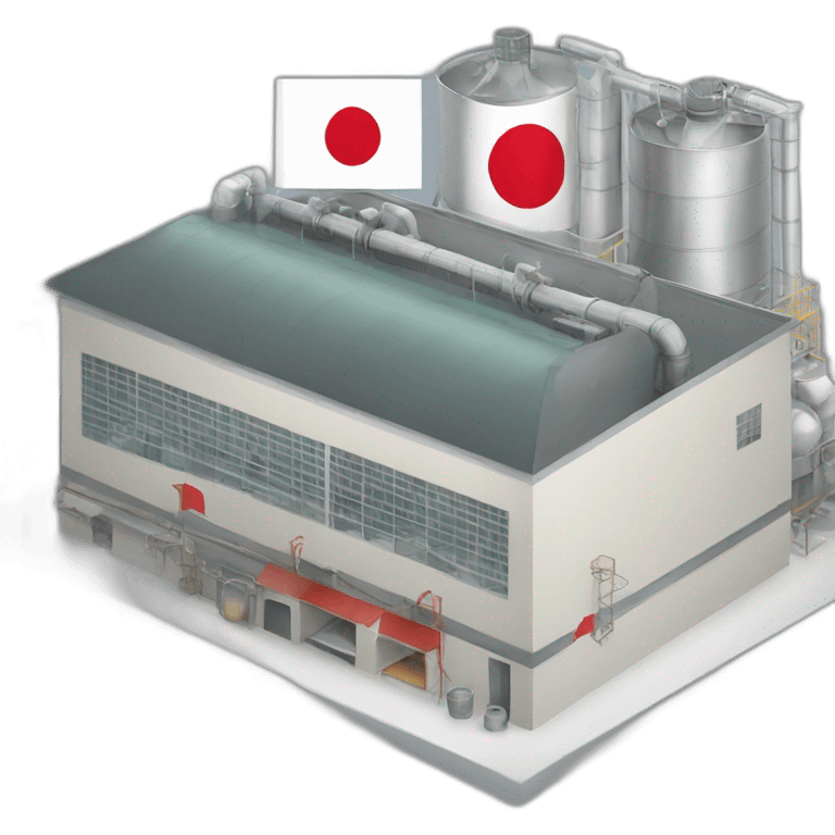 factory with Japan flag emoji