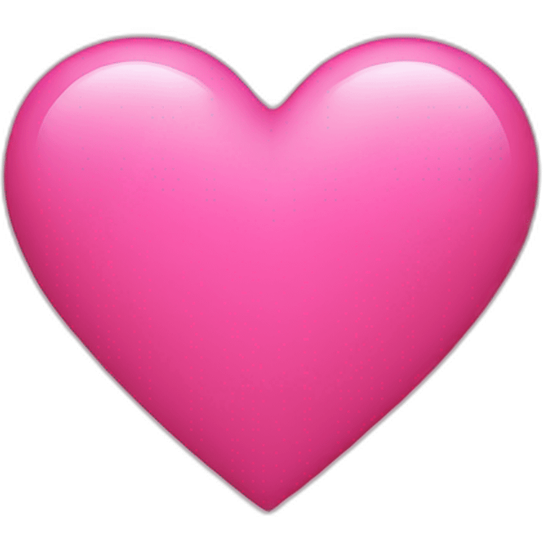 Heart pink emoji