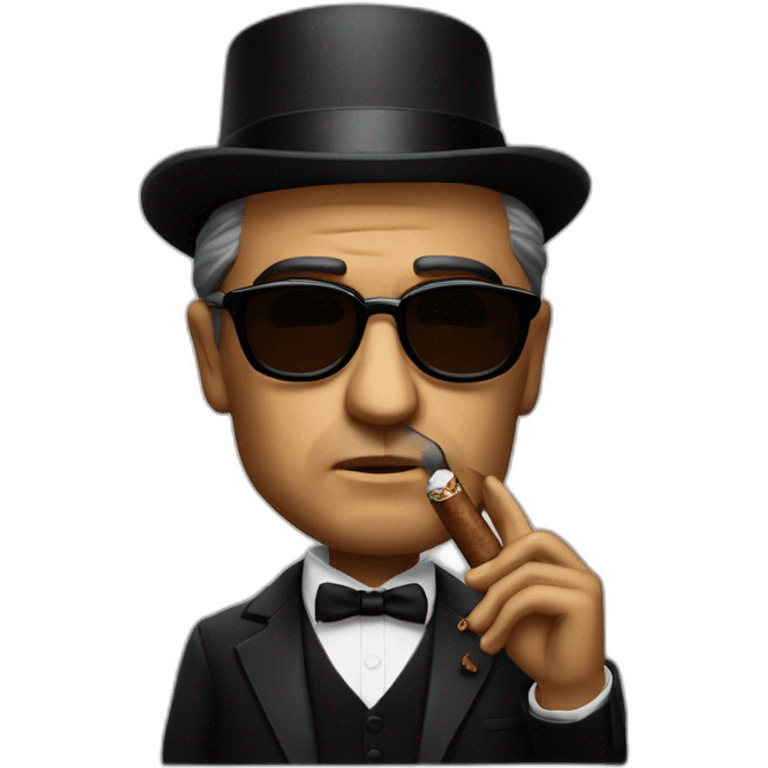 The Godfather with Cigar emoji