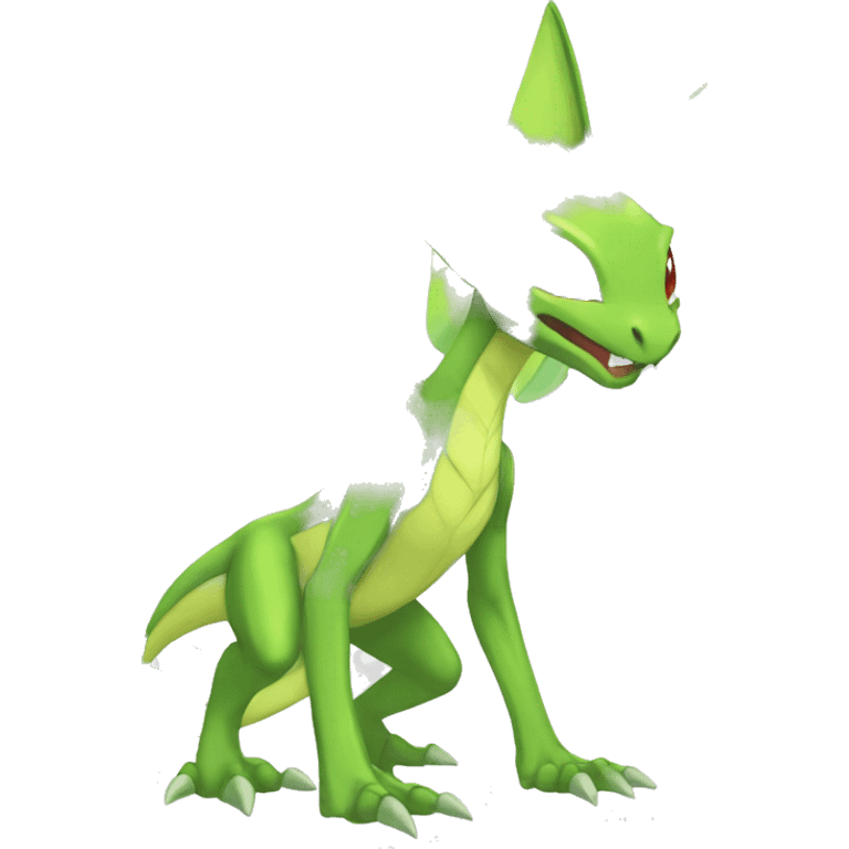  Sceptile-Scyther-Celebi-Flygon-Fakemon full body emoji