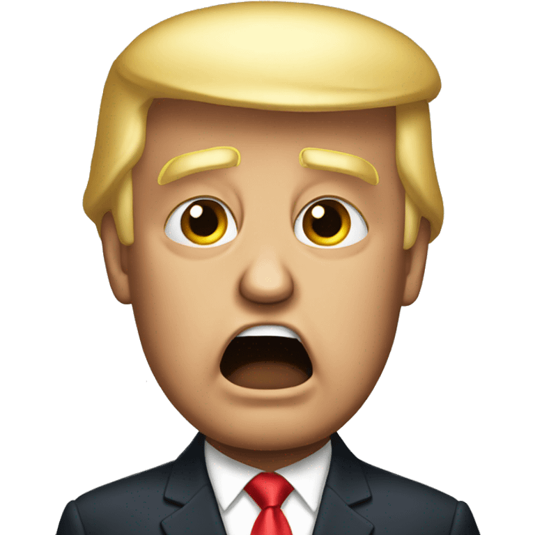 Trump crying emoji