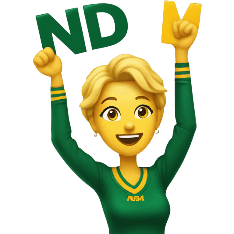 Mom in law cheering for NDSU emoji