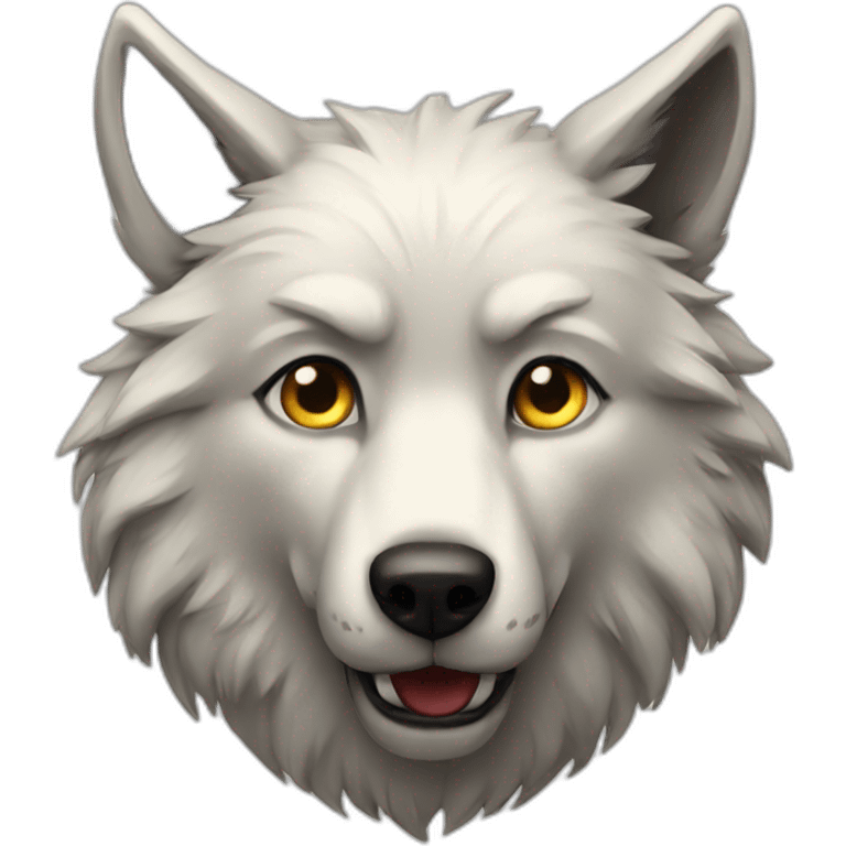 nice wolf emoji