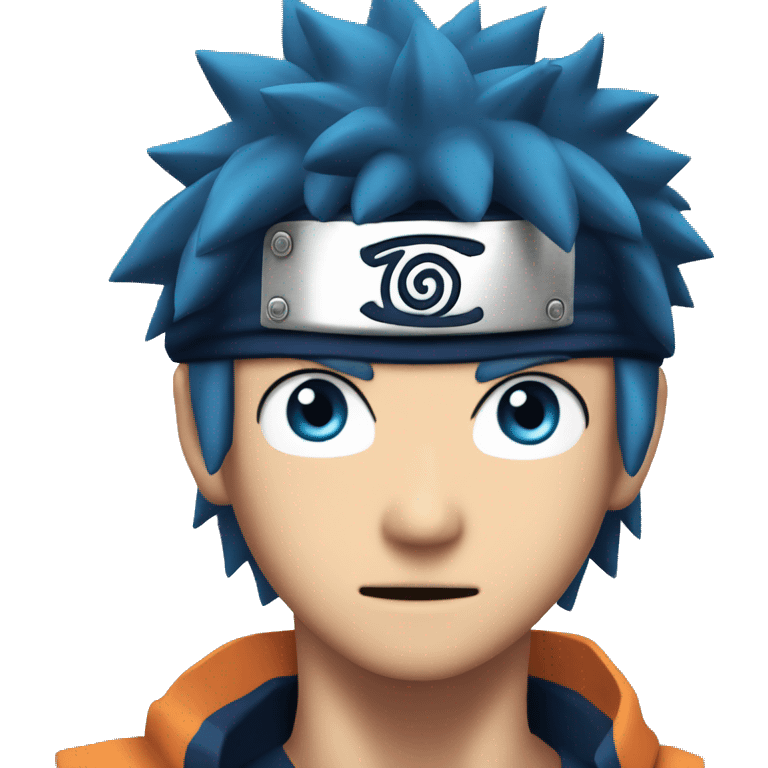 Naruto Uzumaki with Blue Eyes emoji