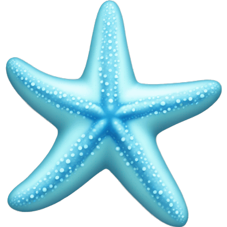 pastel blue starfish emoji