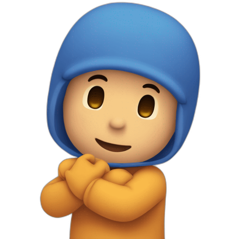 pocoyo wanting a hug emoji