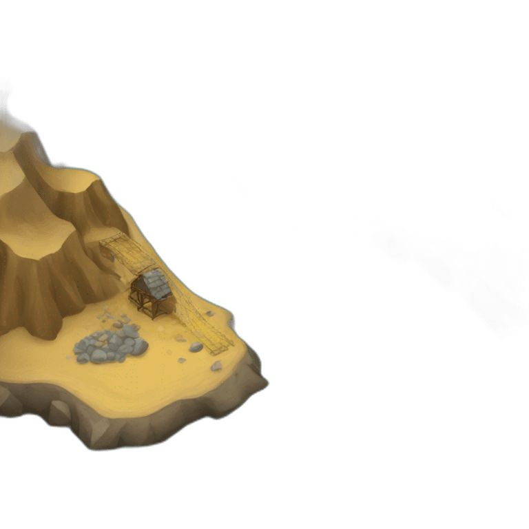 mining gold river emoji