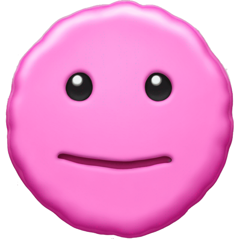 Christmas pink cookie  emoji