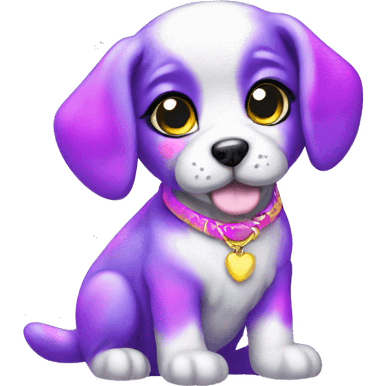 lisa frank puppy emoji