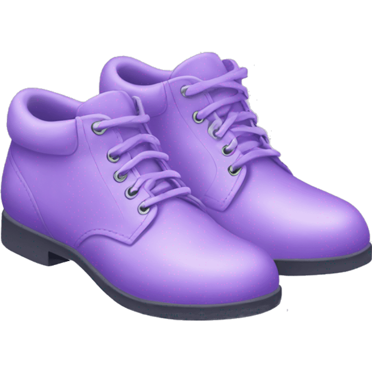 Lilac shoes emoji