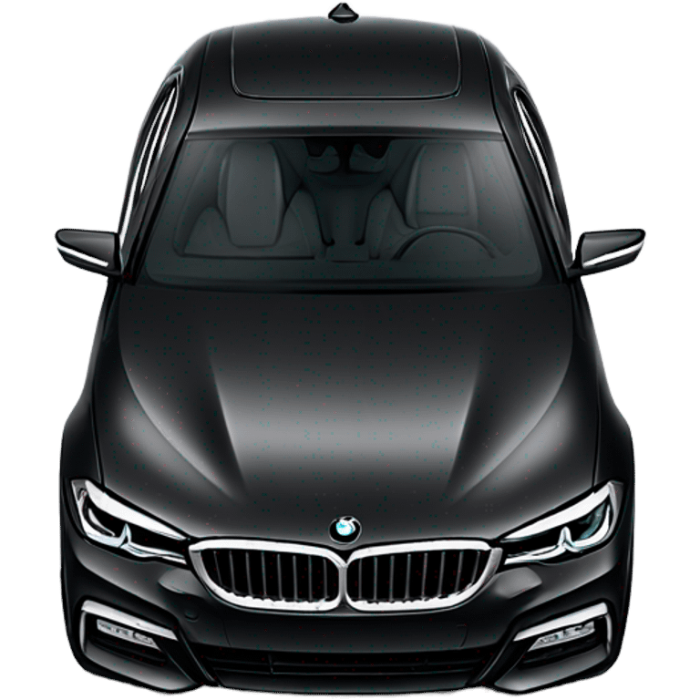 Black bmw series 5 emoji